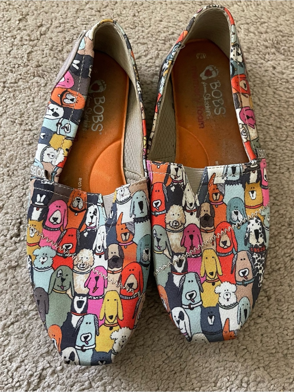 Bobs for Dogs Memory Foam Slip on Shoes | Size 7.5